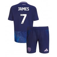 Maglia Calcio Leeds United Daniel James #7 Terza Divisa Bambino 2024-25 Manica Corta (+ pantaloncini)